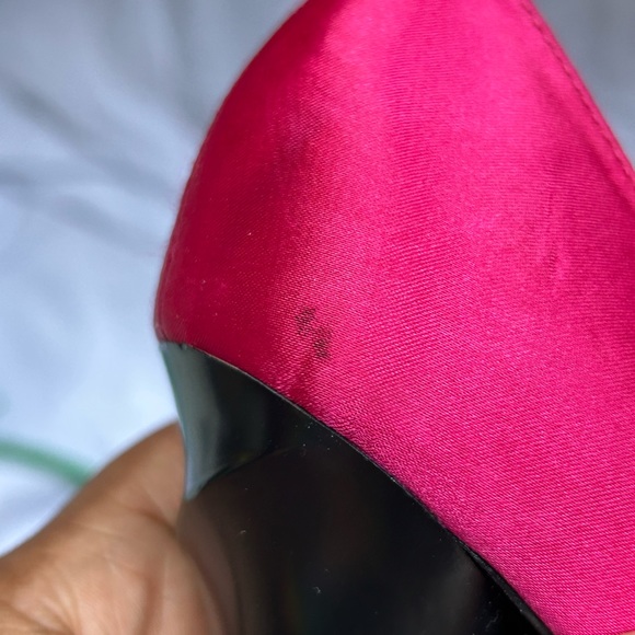 Bisou Bisou Michele Bohbot Pink Heels: Size 7.5 - Picture 7 of 10